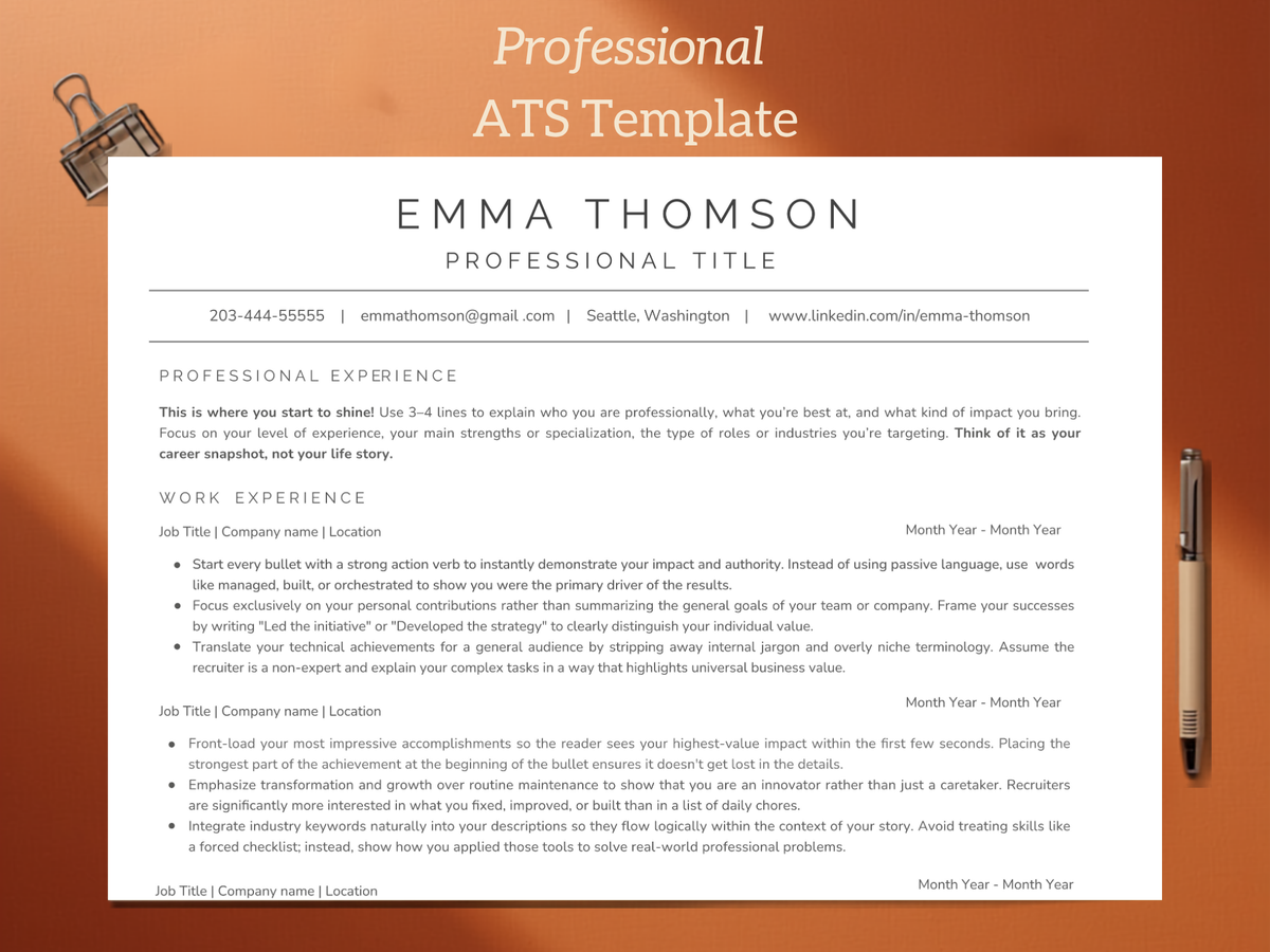 ATS Resume template