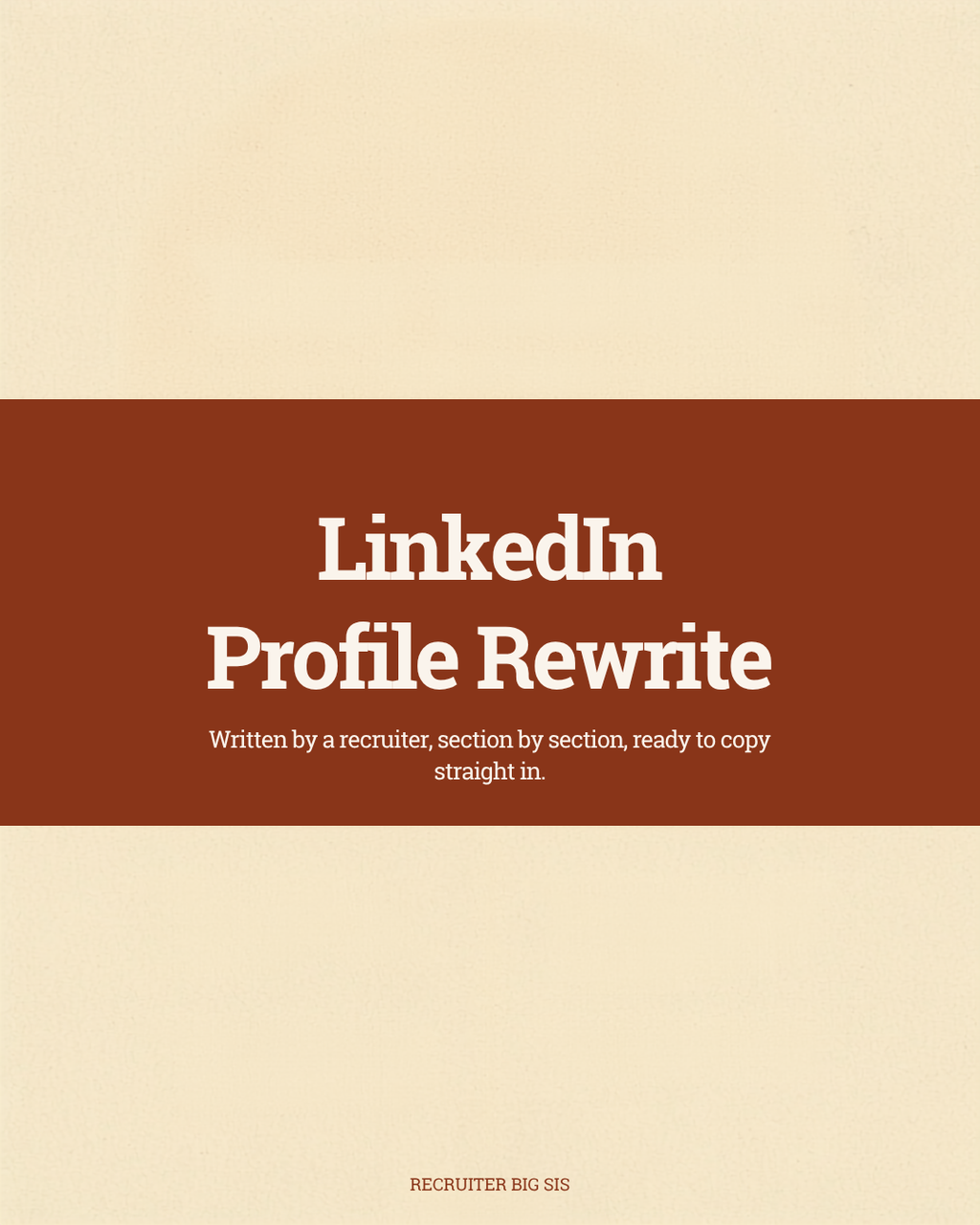 LinkedIn Profile Rewrite