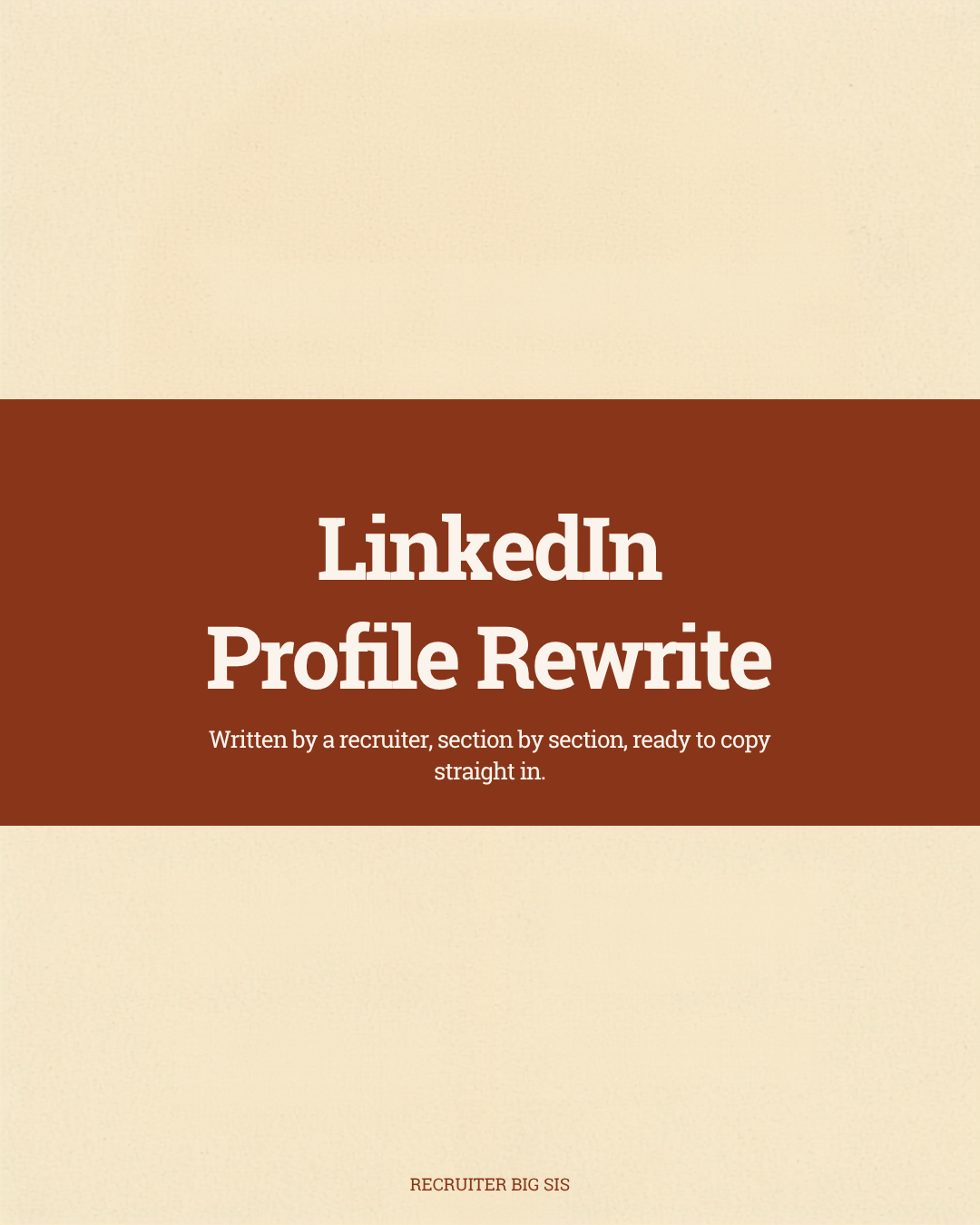 LinkedIn Profile Rewrite