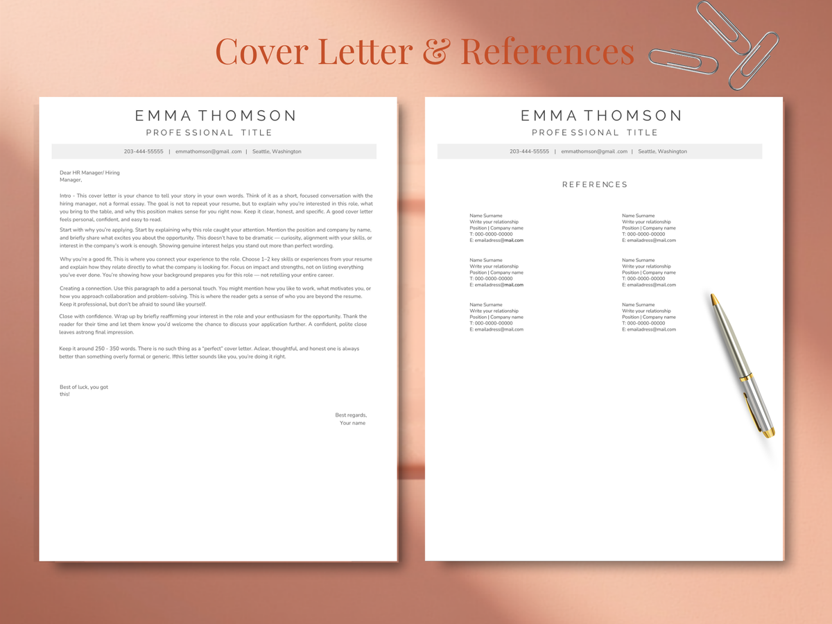 ATS Resume Template Design
