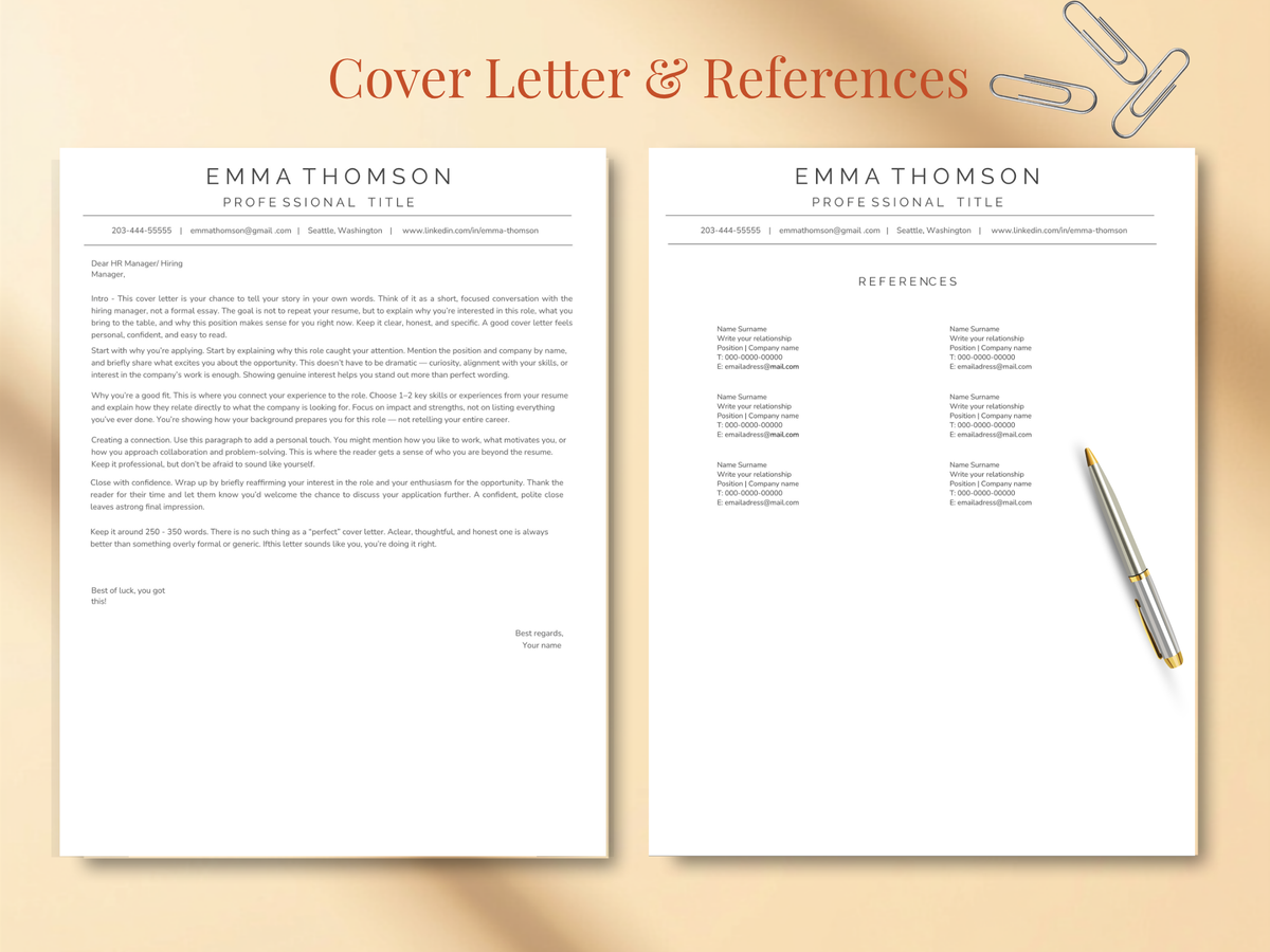 ATS Resume Template (skills first)