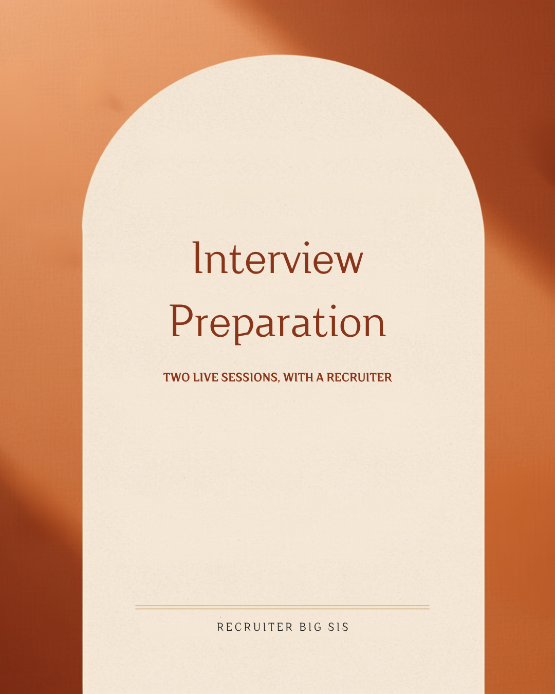 Interview Preparation (mock interviews)