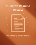 In-Depth Resume Review