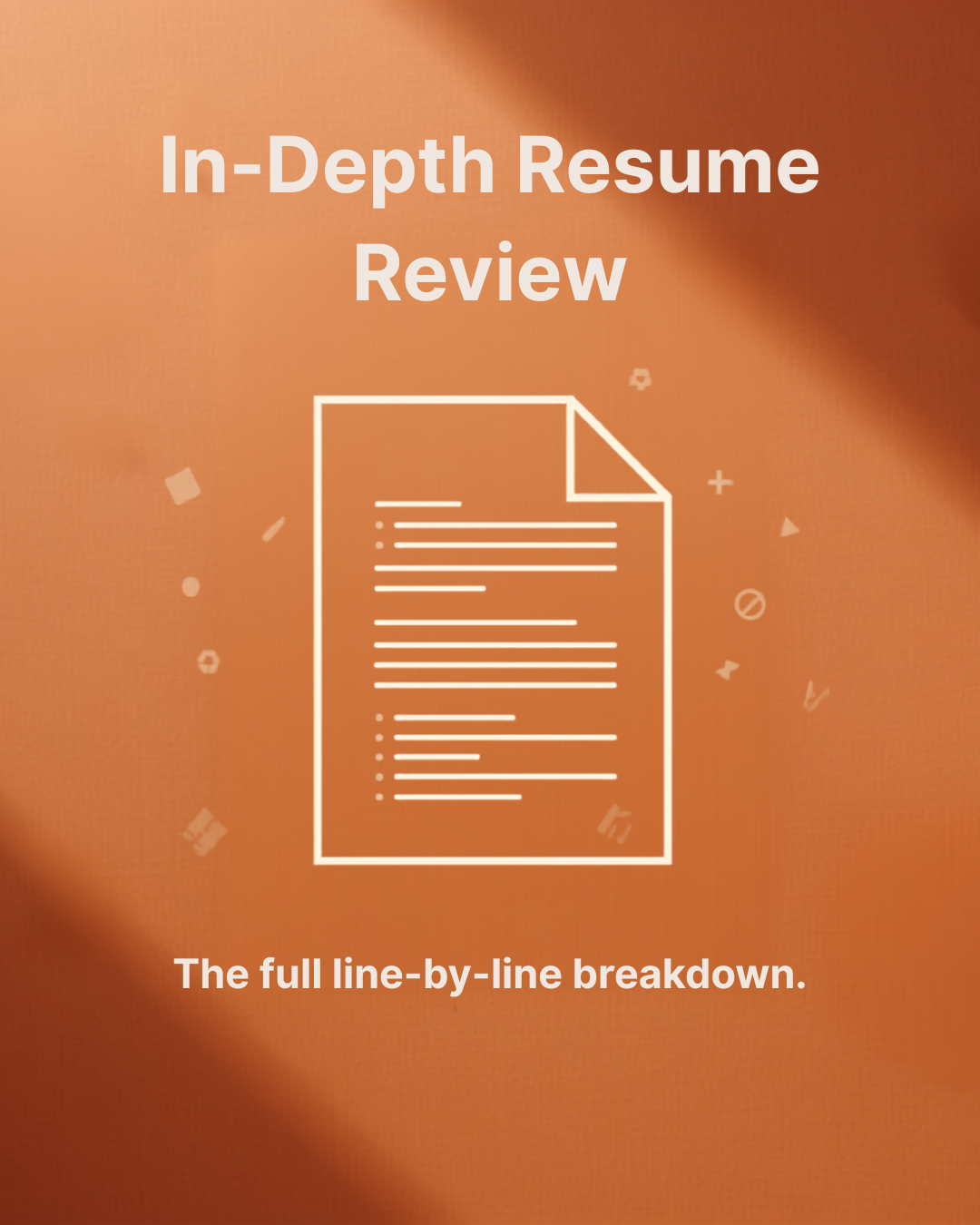 In-Depth Resume Review