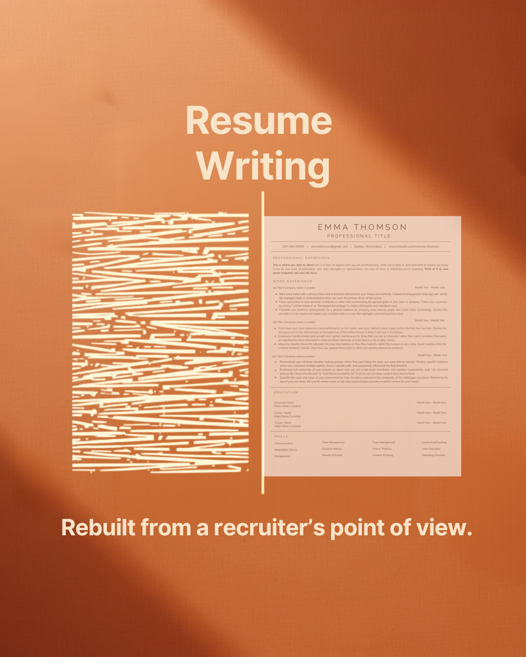 Resume Writing